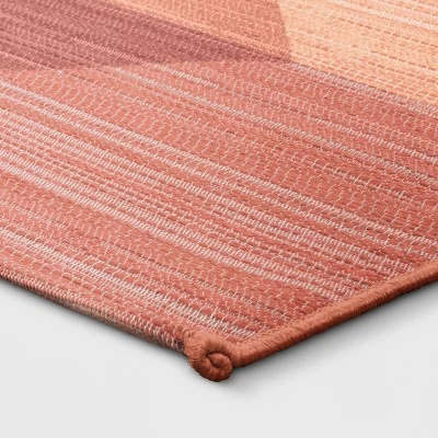 7'x10' Scandi Asymmetrical Rectangular Woven Outdoor Area Rug Bright Peach - Opalhouse™ 7'x10' Scandi Asymmetrical Rectangular Woven Outdoor Area Rug Bright Peach - Opalhouse™ -Dream Interiors Shop GUEST 0e1e992c 65d8 428e 8ce8 91f640f732d3