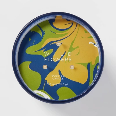 28oz Glass Wildflowers Candle Blue - Opalhouse™ 28oz Glass Wildflowers Candle Blue - Opalhouse™ -Dream Interiors Shop GUEST 10b97f8f e2e9 465e 9bb9 54d91fb01691