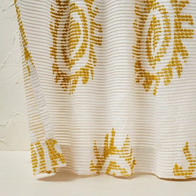 1pc 50"x84" Light Filtering Jacquard Curtain Panel Gold - Opalhouse™ designed with Jungalow™ 1pc 50"x84" Light Filtering Jacquard Curtain Panel Gold - Opalhouse™ Designed With Jungalow™ -Dream Interiors Shop GUEST 124393b3 08a1 4370 825e 47e7fe3f0dd0