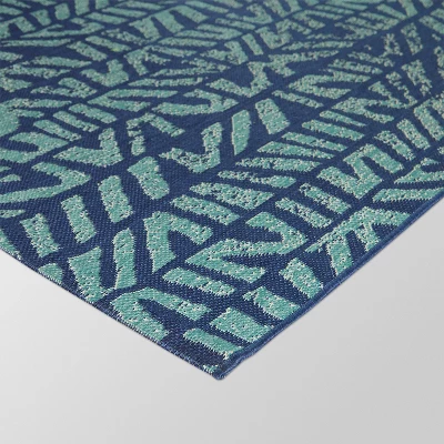 5'x7' Wild Stripe Outdoor Rug Blue - Opalhouse™ 5'x7' Wild Stripe Outdoor Rug Blue - Opalhouse™ -Dream Interiors Shop GUEST 1c46c462 e2ff 4f22 9160 935d6c84f378