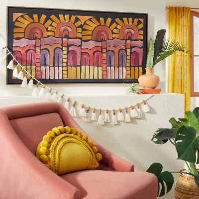 24" x 48" Many Suns Framed Canvas - Opalhouse™ designed with Jungalow™ 24" X 48" Many Suns Framed Canvas - Opalhouse™ Designed With Jungalow™ -Dream Interiors Shop GUEST 2cddddb9 e7ca 416f 841e 61e3b328215a