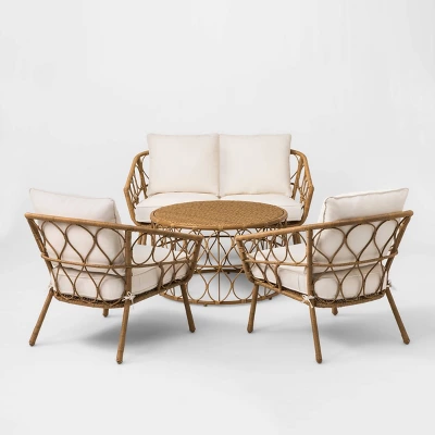 Britanna 4pc Patio Conversation Set - Natural - Opalhouse™ Britanna 4pc Patio Conversation Set - Natural - Opalhouse™ -Dream Interiors Shop GUEST 2e85c795 80d1 487e 9df2 5df7a8243dc9