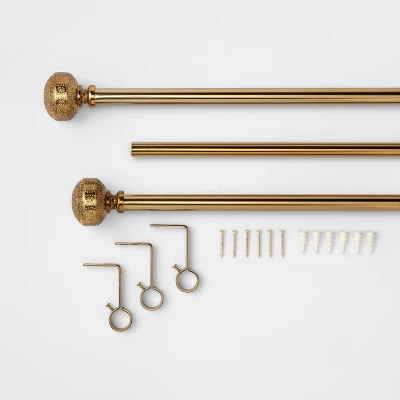 Stamped Metal Knob Curtain Rod - Opalhouse Stamped Metal Knob Curtain Rod - Opalhouse -Dream Interiors Shop GUEST 31083e63 3122 42f0 8469 6d7182448dc9