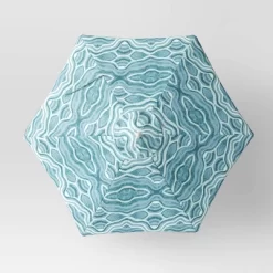 7.5'x7.5' Decorative Trim Scalloped Outdoor Market Umbrella Blue - Opalhouse™ Designed With Jungalow™ 2 7.5'x7.5' Decorative Trim Scalloped Outdoor Market Umbrella Blue - Opalhouse™ Designed With Jungalow™ -Dream Interiors Shop GUEST 3480178a 70b9 4096 bef0 b5fe8b7a355b