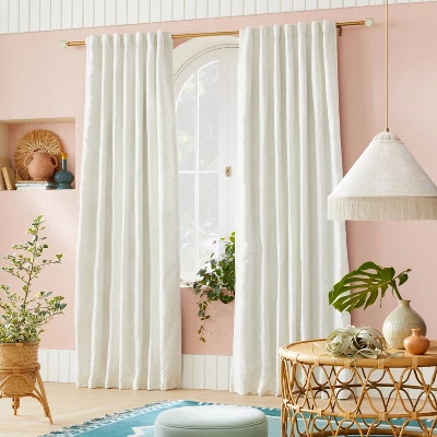 1pc Blackout Palm Frond Chenille Jacquard Window Curtain Panel - Opalhouse™ designed with Jungalow™ 1pc Blackout Palm Frond Chenille Jacquard Window Curtain Panel - Opalhouse™ Designed With Jungalow™ -Dream Interiors Shop GUEST 3a076dd8 e03c 4eff 9655 f6d3179af820