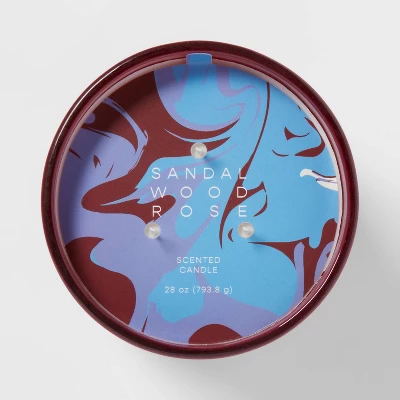 28oz Glass Sandalwood Rose Candle Burgundy - Opalhouse™ 28oz Glass Sandalwood Rose Candle Burgundy - Opalhouse™ -Dream Interiors Shop GUEST 44dfd8e3 508e 4243 a6bb 4bb1c2bed4a3