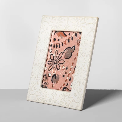 4" x 6" Embossed Ceramic Frame White - Opalhouse™ 4" X 6" Embossed Ceramic Frame White - Opalhouse™ -Dream Interiors Shop GUEST 47c68c43 ed5d 4c77 964f 5b19d4ff5aaa