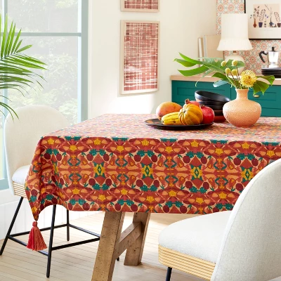 84" x 60" Cotton Calling In The Abundance Tablecloth with Tassels - Opalhouse™ designed with Jungalow™ 84" X 60" Cotton Calling In The Abundance Tablecloth With Tassels - Opalhouse™ Designed With Jungalow™ -Dream Interiors Shop GUEST 4d6606e4 454e 431e bd7b fd8a5e941f4b