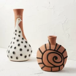 Spiral Shell Terracotta Vase Brown - Opalhouse™ Designed With Jungalow™ -Dream Interiors Shop GUEST 5c2b58ed 0b3f 454c 91fa 9f37f0275e13
