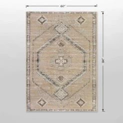 5'x7' Sunset Moroccan Tapestry Rectangular Woven Outdoor Area Rug Light Brown - Opalhouse™ 3 5'x7' Sunset Moroccan Tapestry Rectangular Woven Outdoor Area Rug Light Brown - Opalhouse™ -Dream Interiors Shop GUEST 600501e1 0d8a 42f2 9afb 1f6245befe8b