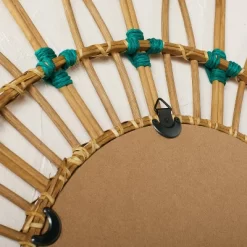 30" Dia Rattan Mirror With Cotton Cord - Opalhouse™ Designed With Jungalow™ -Dream Interiors Shop GUEST 609e683e 9806 4ac4 8a85 94ad2e7f6e22