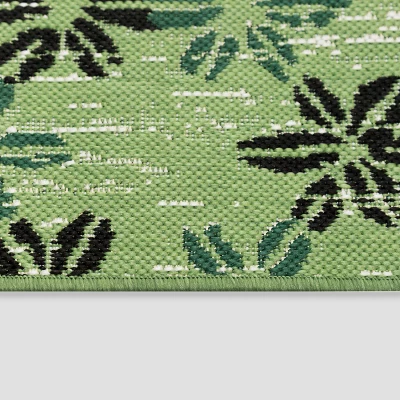 5' x 7' Floral Stamp Outdoor Rug Green - Opalhouse™ 5' X 7' Floral Stamp Outdoor Rug Green - Opalhouse™ -Dream Interiors Shop GUEST 6bf8d430 59fc 44d6 ad14 a69b10e955f1