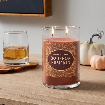 21.5oz Lidded Glass Jar 2-Wick Bourbon Pumpkin Candle - Opalhouse™ 21.5oz Lidded Glass Jar 2-Wick Bourbon Pumpkin Candle - Opalhouse™ -Dream Interiors Shop GUEST 7a906019 55e8 45c8 a1c2 e15869ca9350