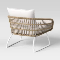 Southport Outdoor Patio Chair With Metal Legs, Club Chair Natural/White - Opalhouse™ 2 Southport Outdoor Patio Chair With Metal Legs, Club Chair Natural/White - Opalhouse™ -Dream Interiors Shop GUEST 85f574ff c7e7 4d01 b943 e6500f46c5aa