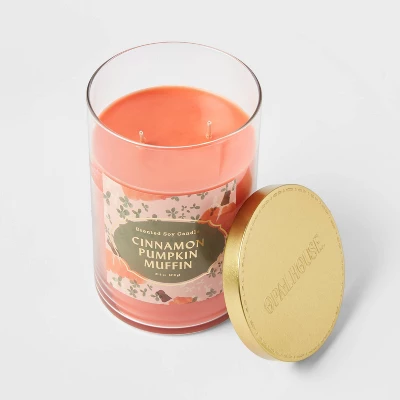 21.5oz Lidded Glass Jar 2-Wick Cinnamon Pumpkin Muffin Candle - Opalhouse™ 21.5oz Lidded Glass Jar 2-Wick Cinnamon Pumpkin Muffin Candle - Opalhouse™ -Dream Interiors Shop GUEST 95a2c693 ed3f 47eb 8fbc d1701635a8da