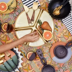 5pc Stainless Steel Silverware Set Black/Gold - Opalhouse™ Designed With Jungalow™ -Dream Interiors Shop GUEST 9c600b8c 28d5 45e2 a4c3 ad1088a92ce8