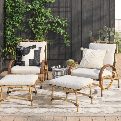 2pc Sculptured Statement Patio Chair & Ottoman - Opalhouse™ 2pc Sculptured Statement Patio Chair & Ottoman - Opalhouse™ -Dream Interiors Shop GUEST a0d79d7d 073b 41fd a158 078171eea990