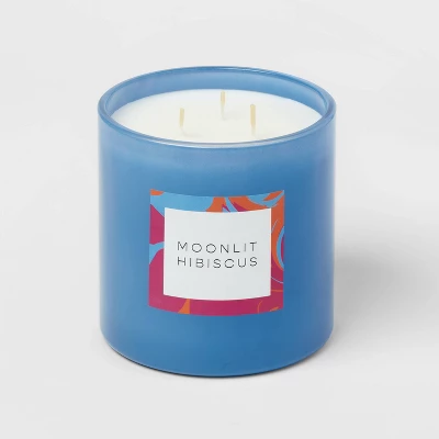 28oz Glass Moonlit Hibiscus Candle Light Blue - Opalhouse™ 28oz Glass Moonlit Hibiscus Candle Light Blue - Opalhouse™ -Dream Interiors Shop GUEST a32300c4 a697 48a8 ba13 9a5bbc5c665f