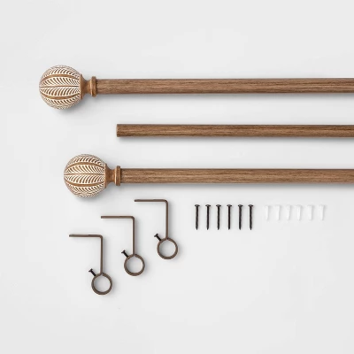 Carved Light Woodtone Ball Curtain Rod Natural - Opalhouse™ Carved Light Woodtone Ball Curtain Rod Natural - Opalhouse™ -Dream Interiors Shop GUEST acdec88a f68b 4979 b3ac 769ff9cad2d4