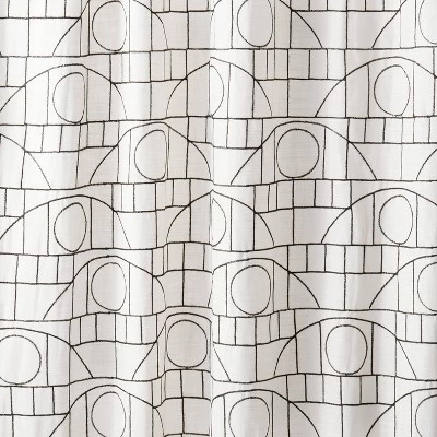 1pc Light Filtering Embroidery Bridges Window Curtain Panel White - Opalhouse™ designed with Jungalow™ 1pc Light Filtering Embroidery Bridges Window Curtain Panel White - Opalhouse™ Designed With Jungalow™ -Dream Interiors Shop GUEST b1fb6aa6 e52e 4ee2 b60f dd7306877e08