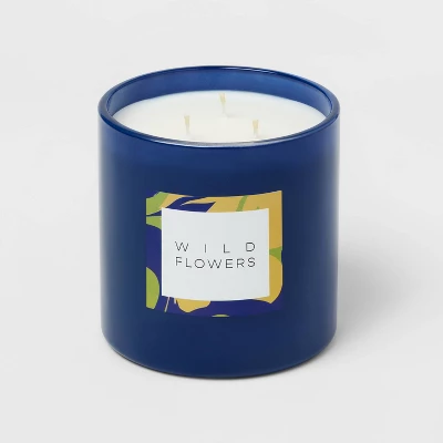 28oz Glass Wildflowers Candle Blue - Opalhouse™ 28oz Glass Wildflowers Candle Blue - Opalhouse™ -Dream Interiors Shop GUEST b28e2eb0 8650 412a 9e1c db2229ca00d1