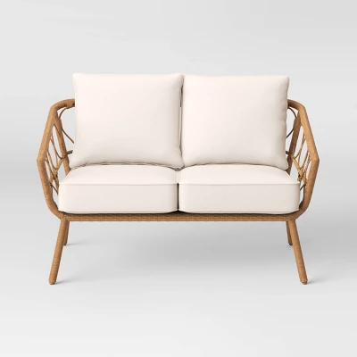 Britanna Patio Loveseat, Outdoor Furniture - Natural - Opalhouse™ Britanna Patio Loveseat, Outdoor Furniture - Natural - Opalhouse™ -Dream Interiors Shop GUEST bacb2cde 07dd 4449 8644 cad191eecb84