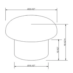 Maddalena Mushroom Stool - Opalhouse™ Designed With Jungalow™ -Dream Interiors Shop GUEST c2878331 038a 4ac5 ad14 266eb978ce44