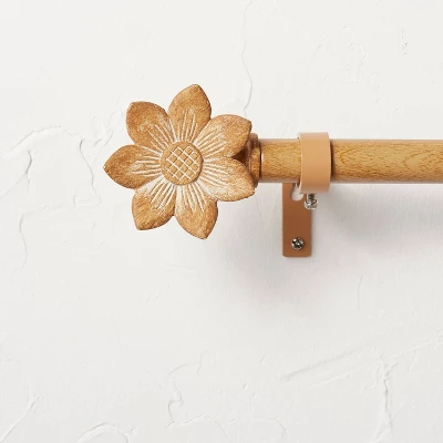 Flower Faux Wood Curtain Rod Natural Wood - Opalhouse™ designed with Jungalow™ Flower Faux Wood Curtain Rod Natural Wood - Opalhouse™ Designed With Jungalow™ -Dream Interiors Shop GUEST c5b5a613 8f9b 4e84 9eff 5ca6e3369a7b