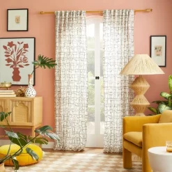 1pc Light Filtering Embroidery Bridges Window Curtain Panel White - Opalhouse™ Designed With Jungalow™ 3 1pc Light Filtering Embroidery Bridges Window Curtain Panel White - Opalhouse™ Designed With Jungalow™ -Dream Interiors Shop GUEST cc3504b0 8e79 4236 8d8b 7dc946df2b57 1