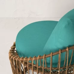 Topanga Club Chair With Ottoman - Blue/Brown - Opalhouse™ Designed With Jungalow™ 4 Topanga Club Chair With Ottoman - Blue/Brown - Opalhouse™ Designed With Jungalow™ -Dream Interiors Shop GUEST d55e6c02 0566 4024 be4f e642208a3e0f