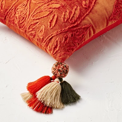 14"x20" Oblong Embroidered Leaf Pattern Accent Pillow Rust - Opalhouse™ designed with Jungalow™ 14"x20" Oblong Embroidered Leaf Pattern Accent Pillow Rust - Opalhouse™ Designed With Jungalow™ -Dream Interiors Shop GUEST d63fc097 241b 42e6 a759 c0f0cd01ee03