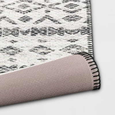 Diamond Printed Accent Aztec Rug Black - Opalhouse™ Diamond Printed Accent Aztec Rug Black - Opalhouse™ -Dream Interiors Shop GUEST e3046680 f1c2 4786 85e6 13127e4d5137