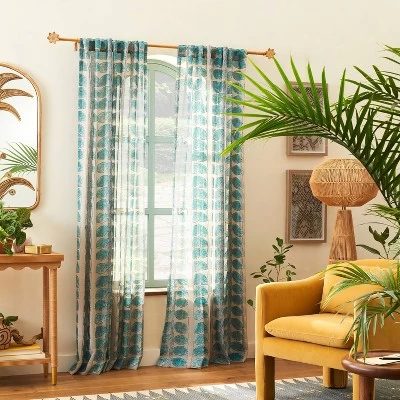 Flower Faux Wood Curtain Rod Natural Wood - Opalhouse™ designed with Jungalow™ Flower Faux Wood Curtain Rod Natural Wood - Opalhouse™ Designed With Jungalow™ -Dream Interiors Shop GUEST e4443a31 f1d1 4db6 b0f4 90da97196c12