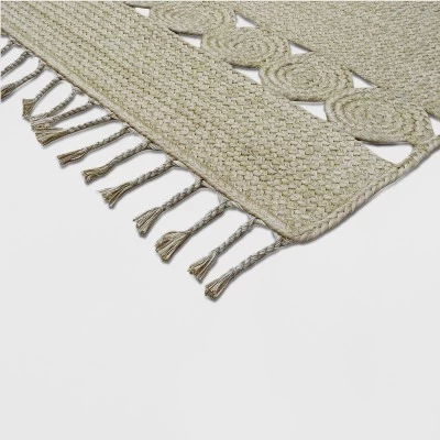 7' x 10' Braided Rectangle Tassels Outdoor Rug Neutral - Opalhouse™ 7' X 10' Braided Rectangle Tassels Outdoor Rug Neutral - Opalhouse™ -Dream Interiors Shop GUEST effca7a5 f686 4ac8 bc54 7f8b984349ec