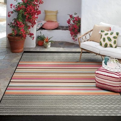 7' x 10' Outdoor Rug Multi Stripe Global Pink - Opalhouse™ 7' X 10' Outdoor Rug Multi Stripe Global Pink - Opalhouse™ -Dream Interiors Shop GUEST f08e9c0e e904 452b ae49 a2fe1880ad63