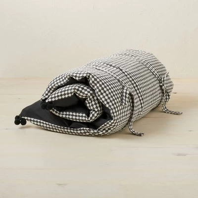 Woven Textured Lounge Pillow Dark Gray/Off-White - Opalhouse™ designed with Jungalow™ Woven Textured Lounge Pillow Dark Gray/Off-White - Opalhouse™ Designed With Jungalow™ -Dream Interiors Shop GUEST f4bac32e 8f85 4c24 9a63 9fff4fed25c2