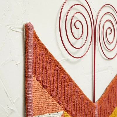 24" x 24" Oversized Woven Butterfly Decorative Wall Sculpture Brown - Opalhouse™ designed with Jungalow™ 24" X 24" Oversized Woven Butterfly Decorative Wall Sculpture Brown - Opalhouse™ Designed With Jungalow™ -Dream Interiors Shop GUEST f50a1eac 806a 4998 af73 a51484d6beb8