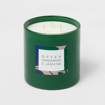 28oz Glass Cardamom & Jasmine Candle Green - Opalhouse™ 28oz Glass Cardamom & Jasmine Candle Green - Opalhouse™ -Dream Interiors Shop GUEST fa558c25 656f 4a25 ab77 d22a3a0a3493