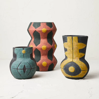 Small Geo Pattern Vase Yellow - Opalhouse™ designed with Jungalow™ Small Geo Pattern Vase Yellow - Opalhouse™ Designed With Jungalow™ -Dream Interiors Shop GUEST ffdfb76e 4af7 4a2f bf54 eb82c22ddd07